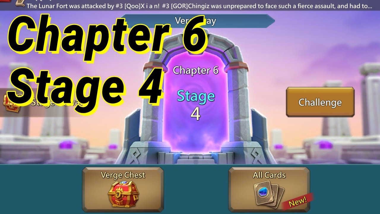 Lords mobile vergeway chapter 6 stage 4