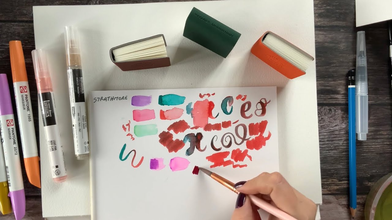 These Art supplyes should not be so expensive: Testing some expensive Markers and tiny Sketchbooks