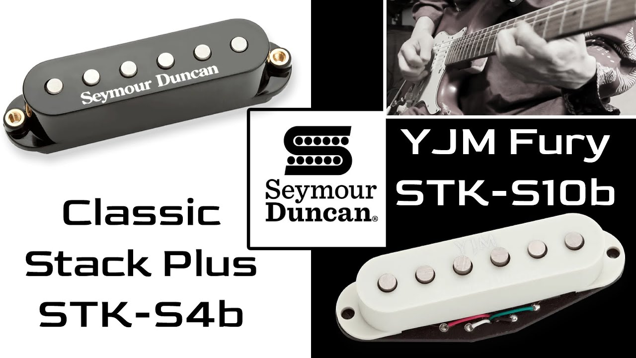 Classic Stack Plus vs YJM Fury Seymour Duncan pickup comparing