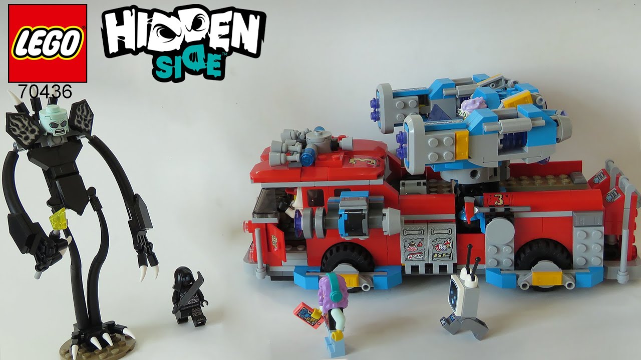 LEGO HIDDEN SIDE - Phantom Fire Truck 3000 (SET 70436 Build Instructions)