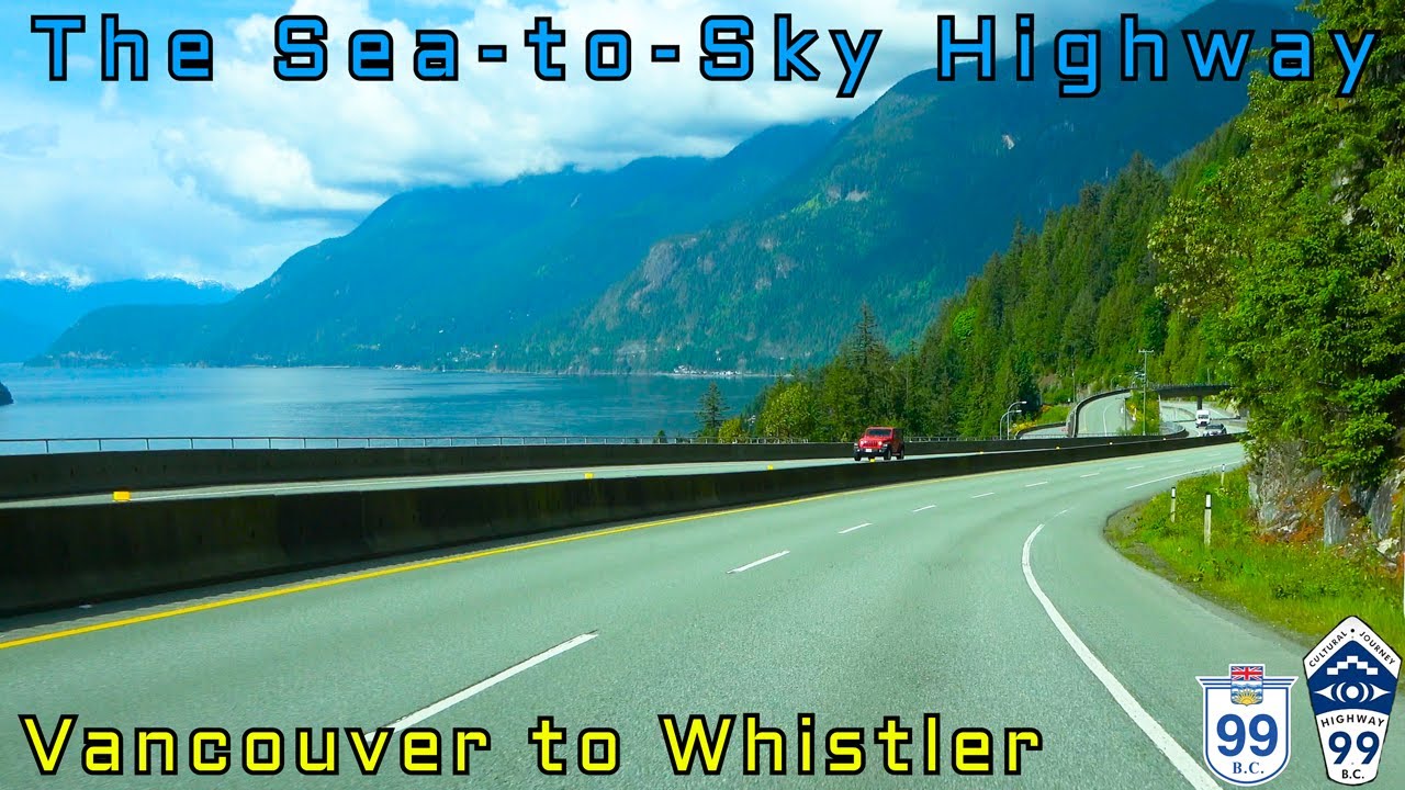 Sea-to-Sky Highway - British Columbia Highway 99 NB - Vancouver to Whistler