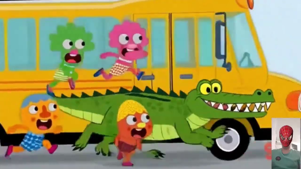 The Wheels On The Bus Noodle & Pals | let's run it's an alligator | effects Puzzliok