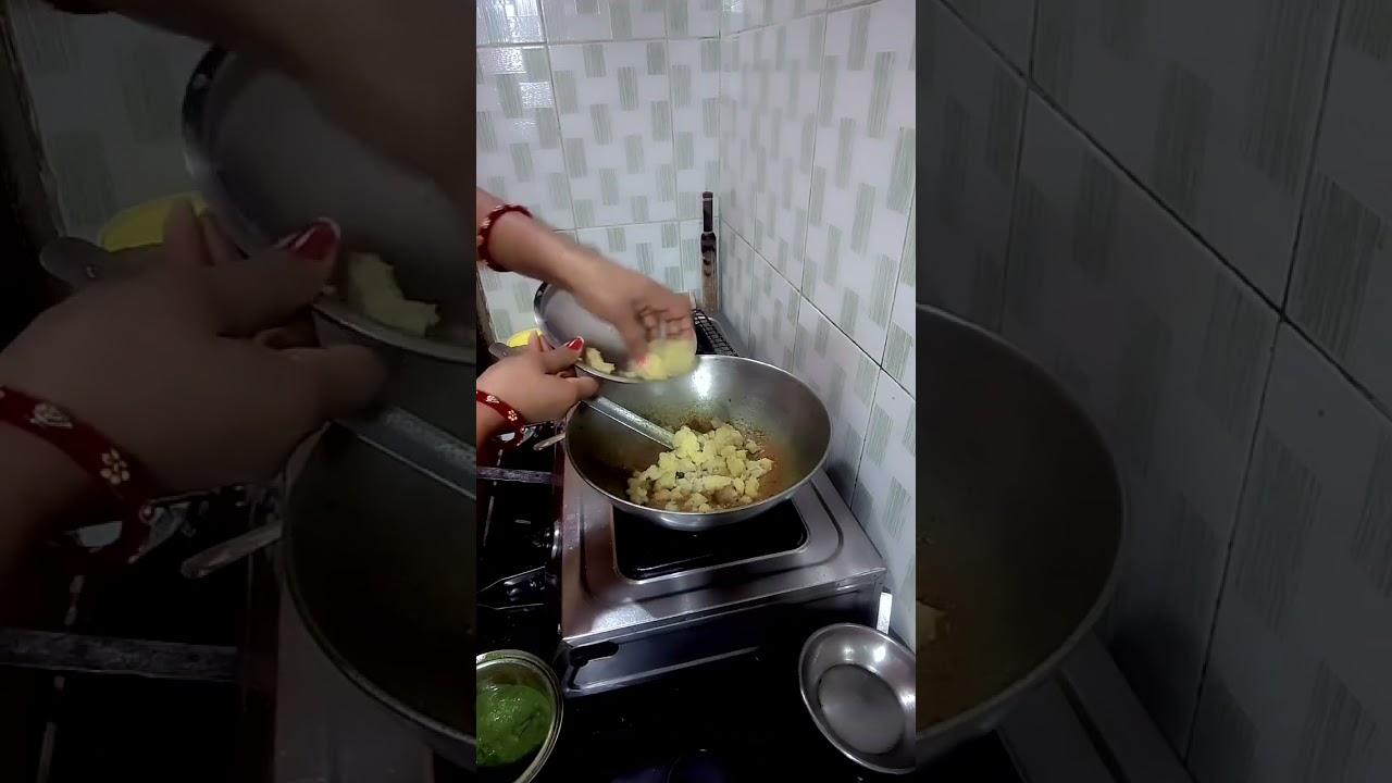 Aalu matar ki daal#recipe#like and subscribe Karen 🙏