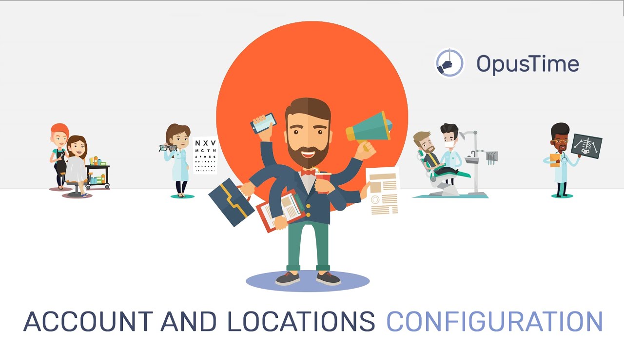 Account and locations configuration