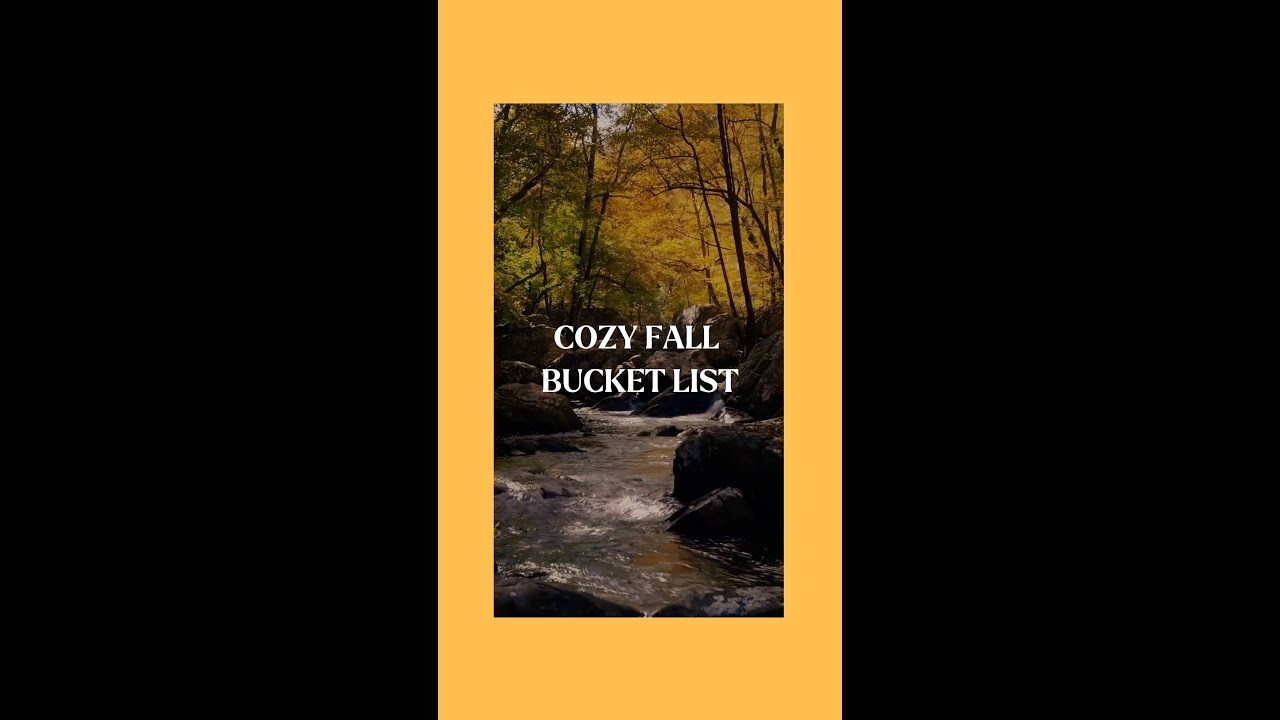 Cozy Fall Bucket List