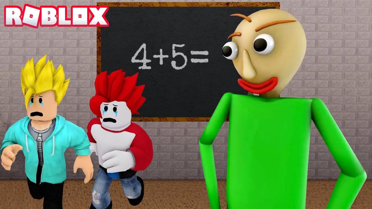 BALDI BASICS School In ROBLOX 🤢🤢 BALDI SCHOOL | Motu Aur Khaleel Gameplay