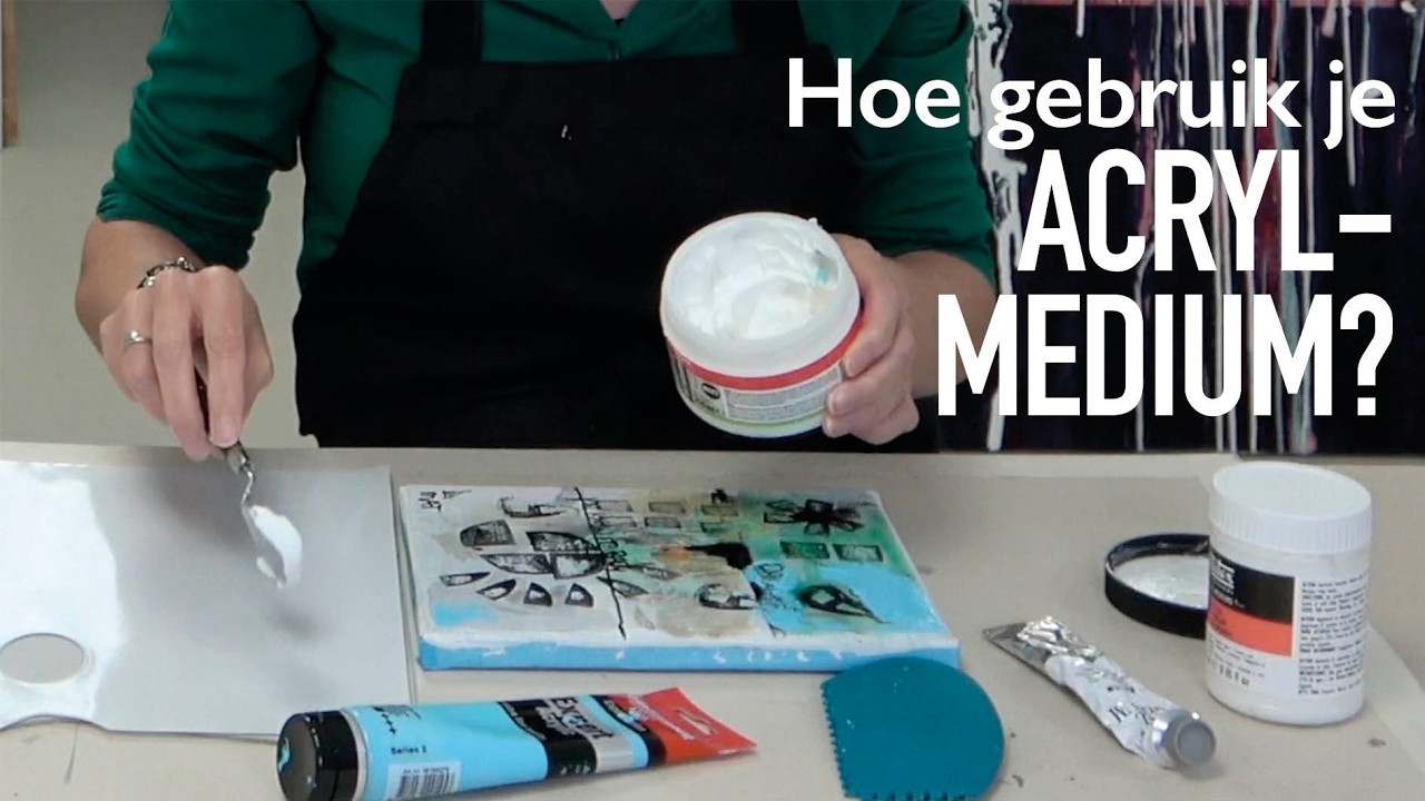 Wat is acrylmedium en hoe kun je het gebruiken tijdens het schilderen? Beika ART