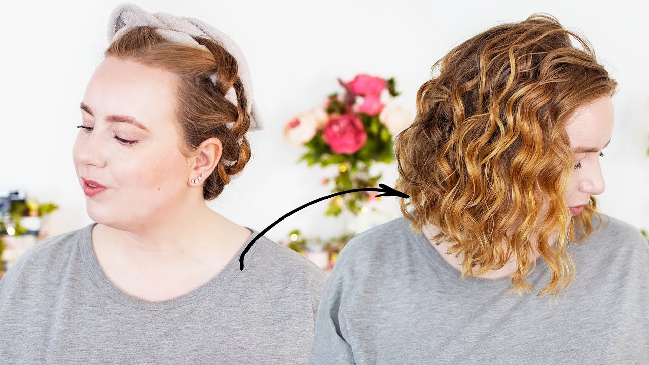 TESTING VIRAL HEATLESS WAVES ON SHORT HAIR - IT REALLY WORKS!