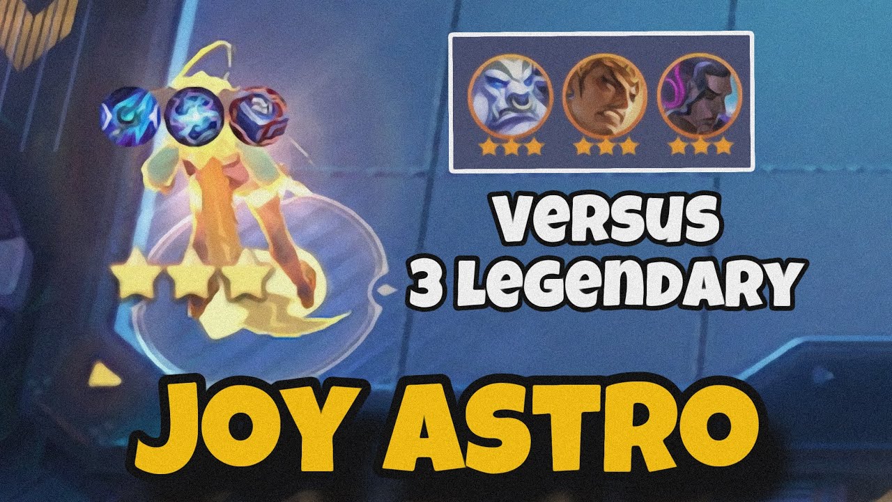 STRONGEST JOY ASTRO VERSUS 3 LEGENDARY | MAGIC CHESS MLBB