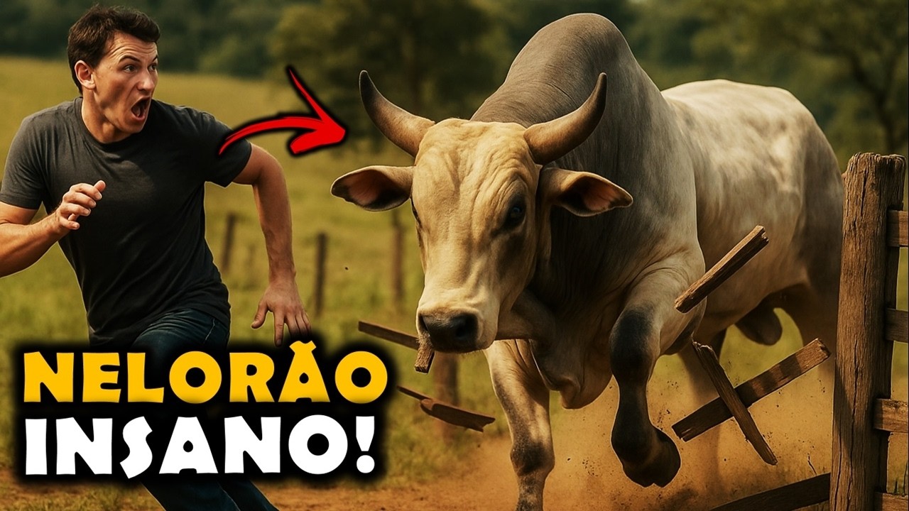 ESSE NELORE NINGUÉM SEGURA! É o NELORE SENDO NELORE! 😂🐂