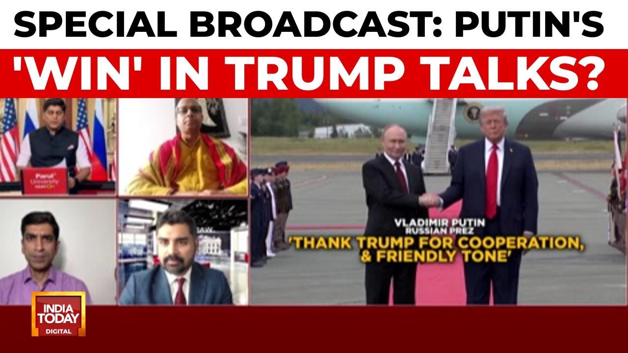 Special Broadcast: Putin's 'Diplomatic Win' In Trump Talks? Positive Tone But No Ceasefire