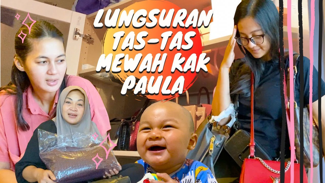 LUNGSURAN TAS MEWAH KAK PAULA !!! MASYA ALLAH TERIMA KASIH KAKAKU SAYANG 🤗🤗