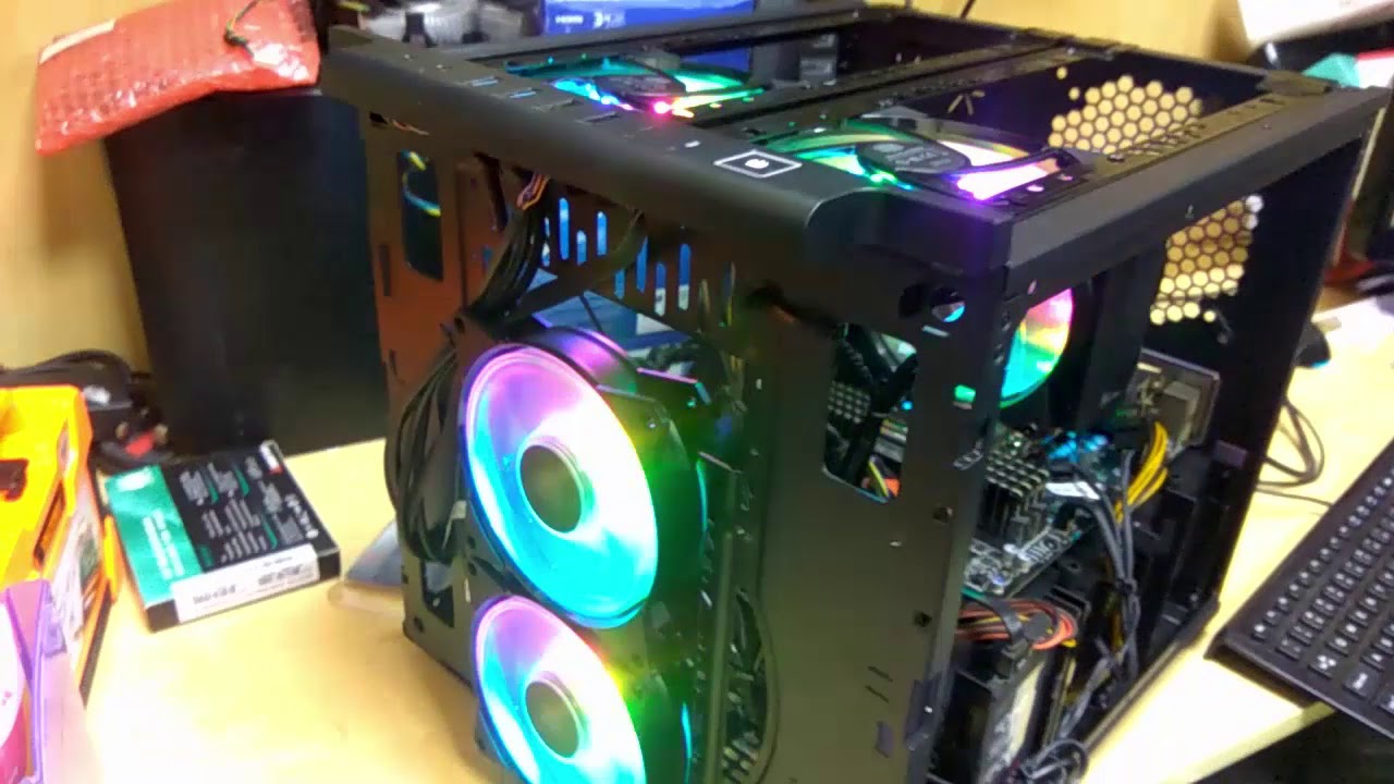 How To Build New Pc Thermaltake Level 20 VT Chassis CPU MA 410M RGB  Tech Land