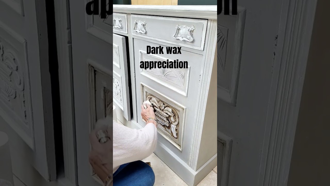 Dark Wax for the win! #chalkpaint #diy #vintage