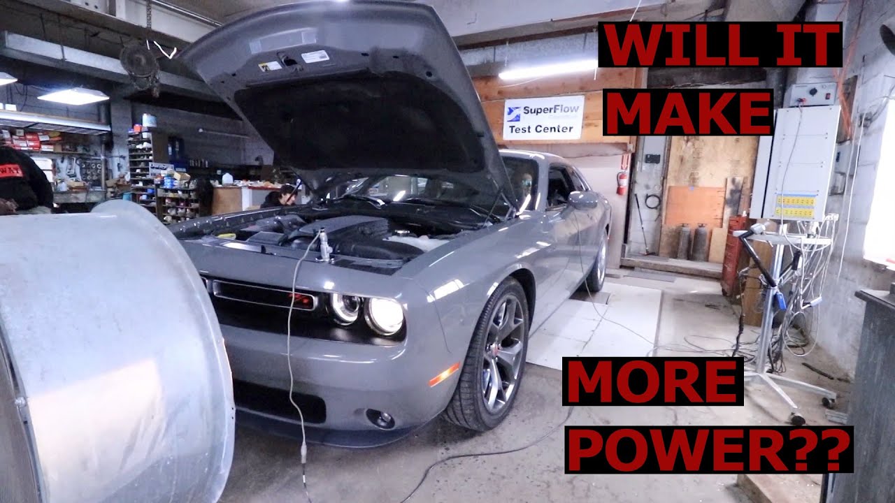 2017 dodge challenger K&N filter Dyno Pulls, will it make more power??