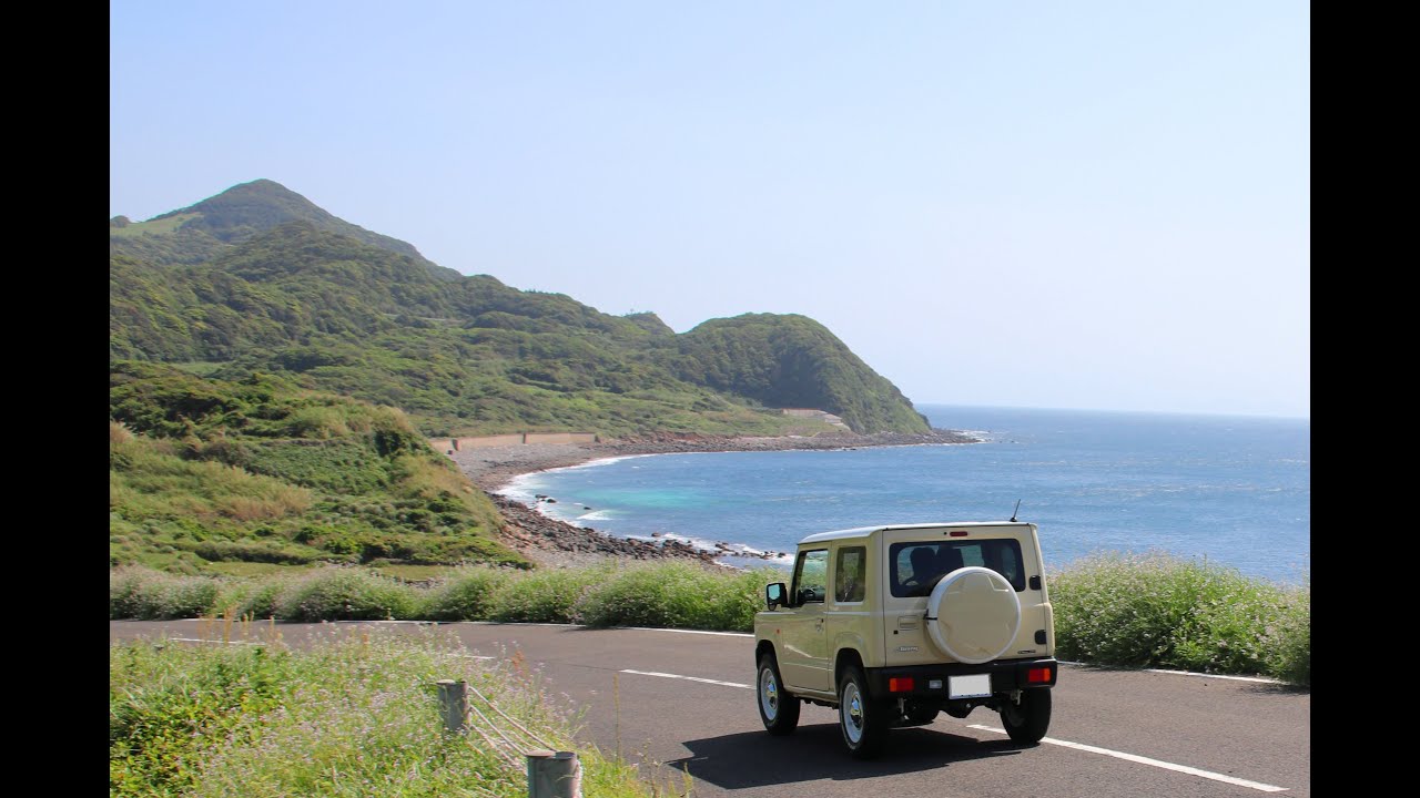 新型ジムニー改　青空の生月路を疾走る！