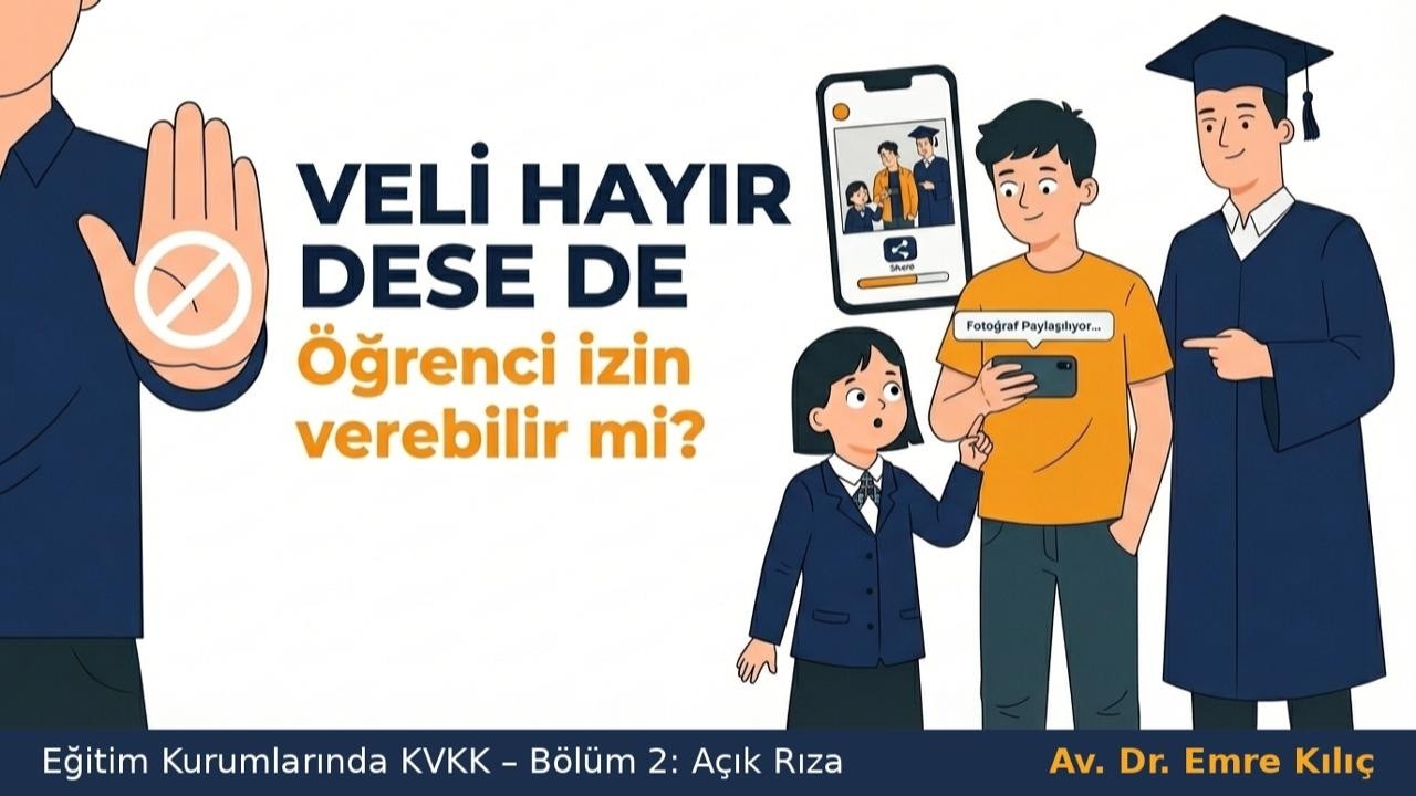 Av. Dr. Emre Kılıç: Eğitim Kurumlarında KVKK: 2-Fotoğraf, Sosyal Medya: Rıza Sandığınız Şey Rıza Mı
