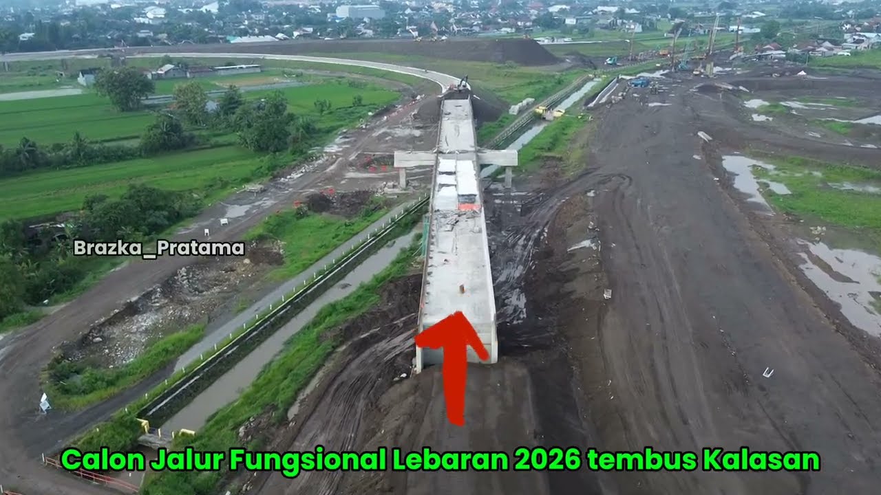 SEMAKIN DEKAT TEMBUS JOGJA‼️PROGRES LUAR BIASA TOL JOGJA SOLO JAKUR FUNGSIONAL LEBARAN 2026