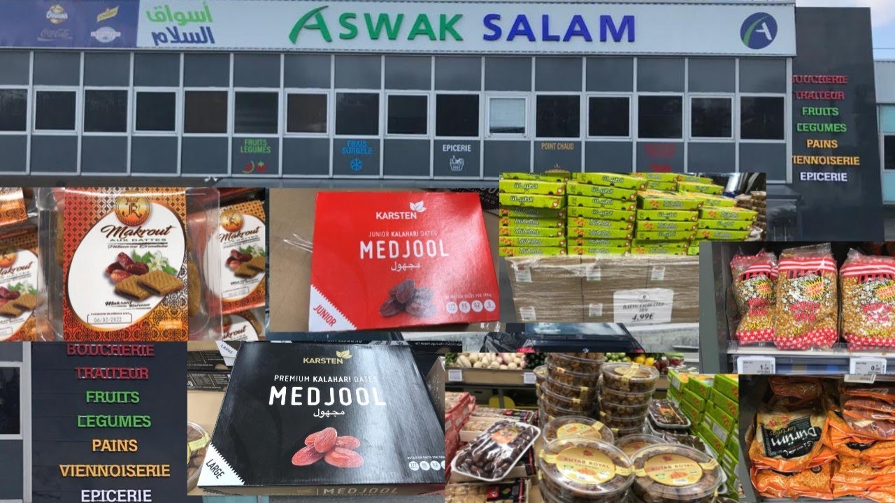 Magasin ASWAK SALAM AULNAY SOUS BOIS.BOUCHERIE TRAITEUR FRUITS LEGUMES PAINS VIENNOISERIR EPICERIE