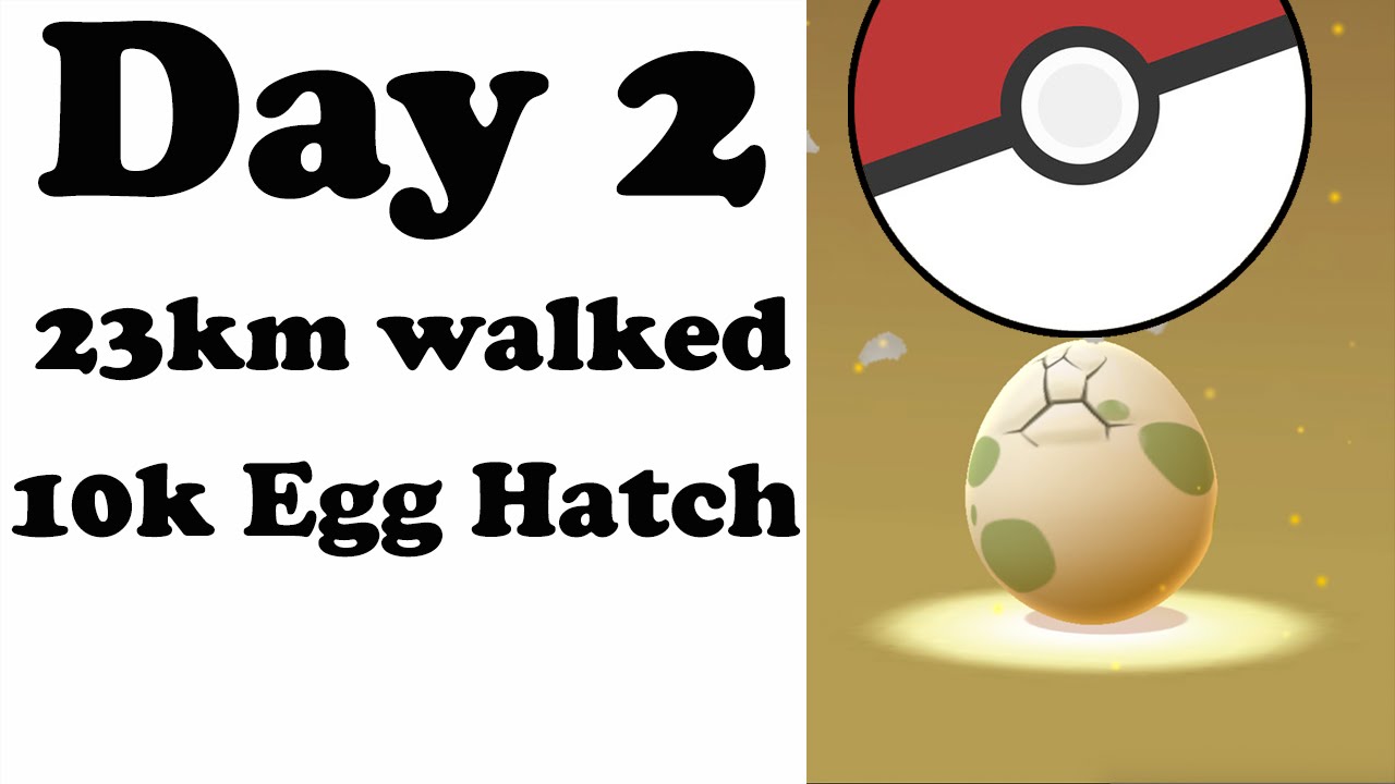 Pok&eacute;mon Go Diet 2 Days 23 km!!! First 10 km Egg Hatch Update!