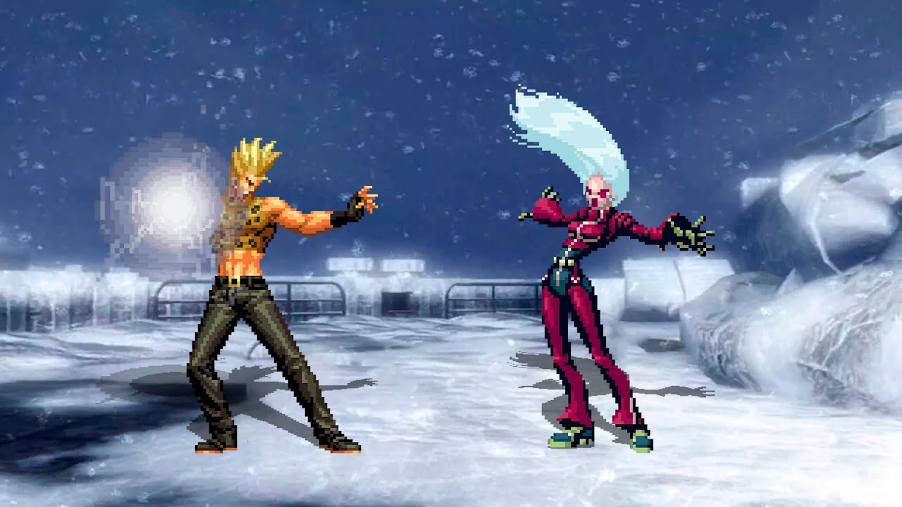 [KOF Mugen] Бенимару Никайдо против команды Kula Diamond