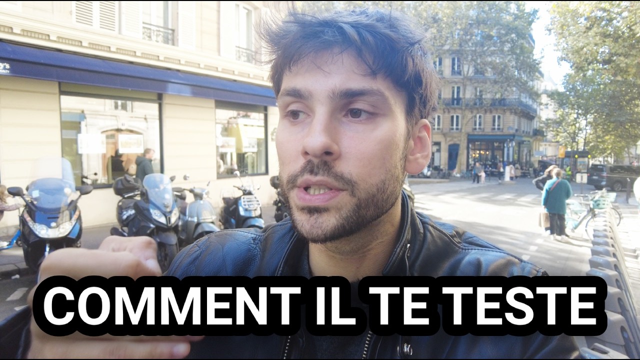 Comment un homme masculin te teste