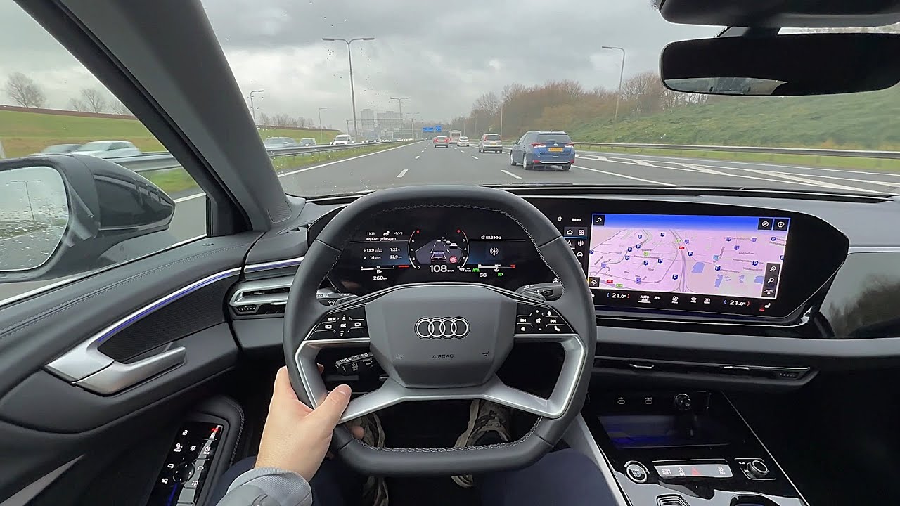 THE NEW AUDI A5 TEST DRIVE