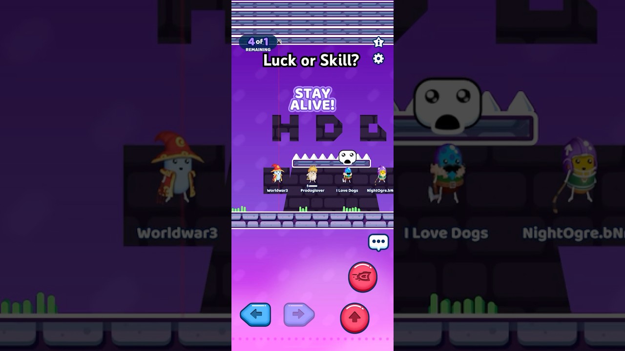 Luck or skill? Goober Dash Win