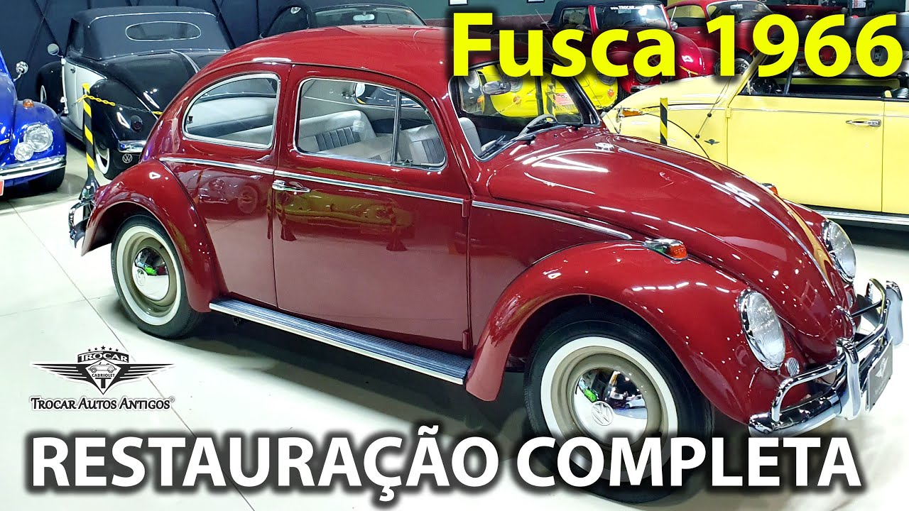 PASSO A PASSO para ficar 0 KM! Restauração completa do Fusca 1966 - MARAVILHOSO!