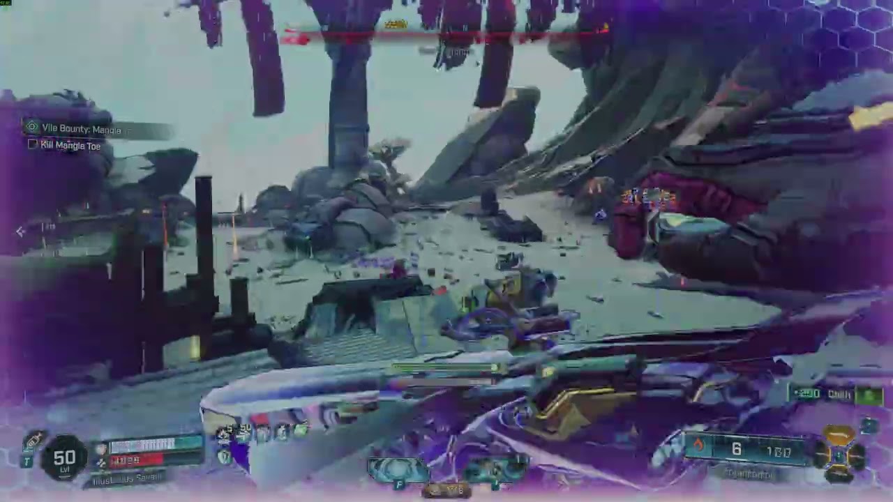 Borderlands 4 - Harlowe Infinti Crit Hybrid build Improved. Sawclench UVHM6 true mode test