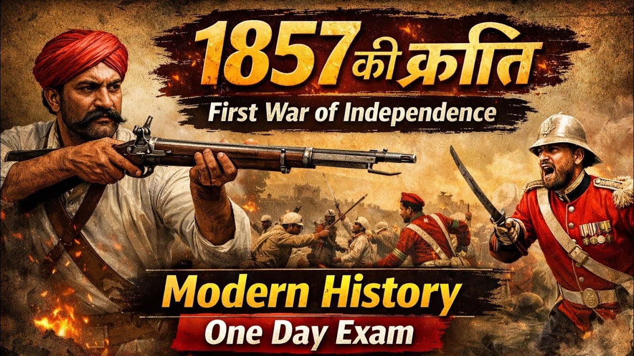 1857 की क्रांति | Modern History | Causes, Leaders | Bihar Police | SSC | By Sourav GS Academy