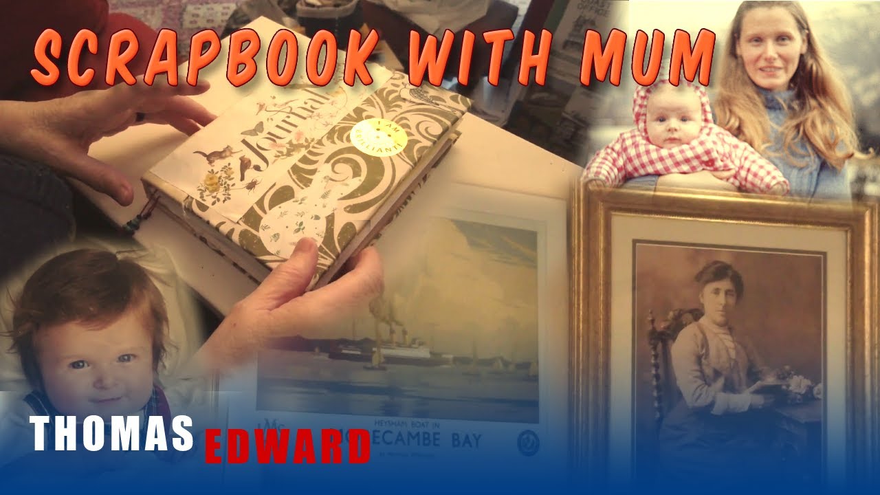 My Mum makes homemade Scrapbooks from her Travels