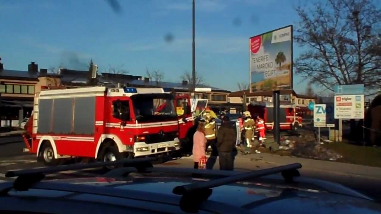 Po prometni nesreči policijskega vozila