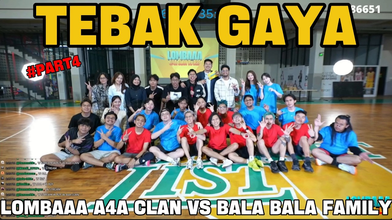 LOMBAAA A4A CLAN VS BALA BALA FAMILY - TEBAK GAYA | PART 4