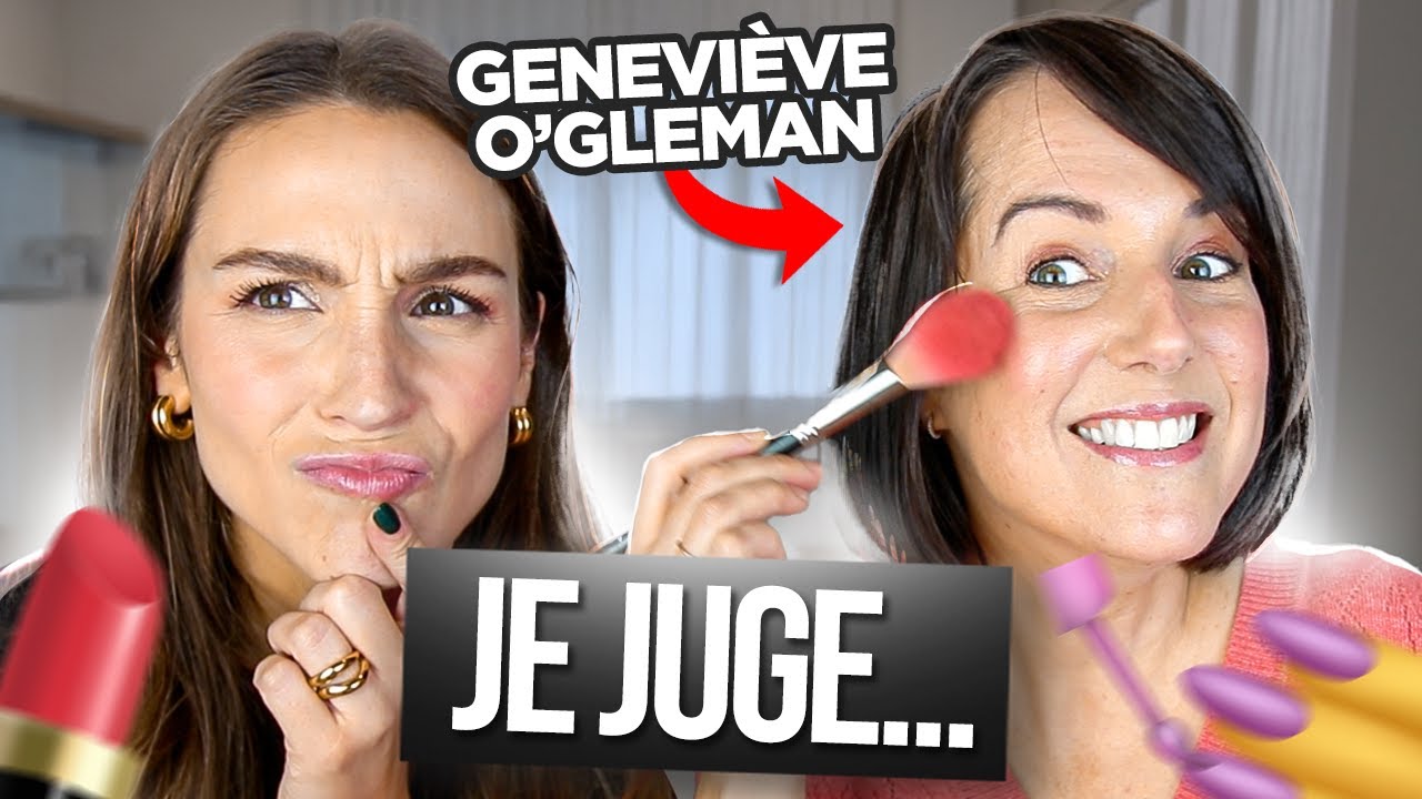 Je juge le maquillage de Geneviève O'gleman et je la chicane un peu 🤭