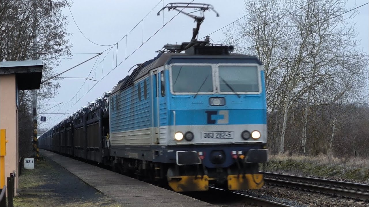 Vlaky Malý Újezd 28.1. 2026/Trains small Újezd 