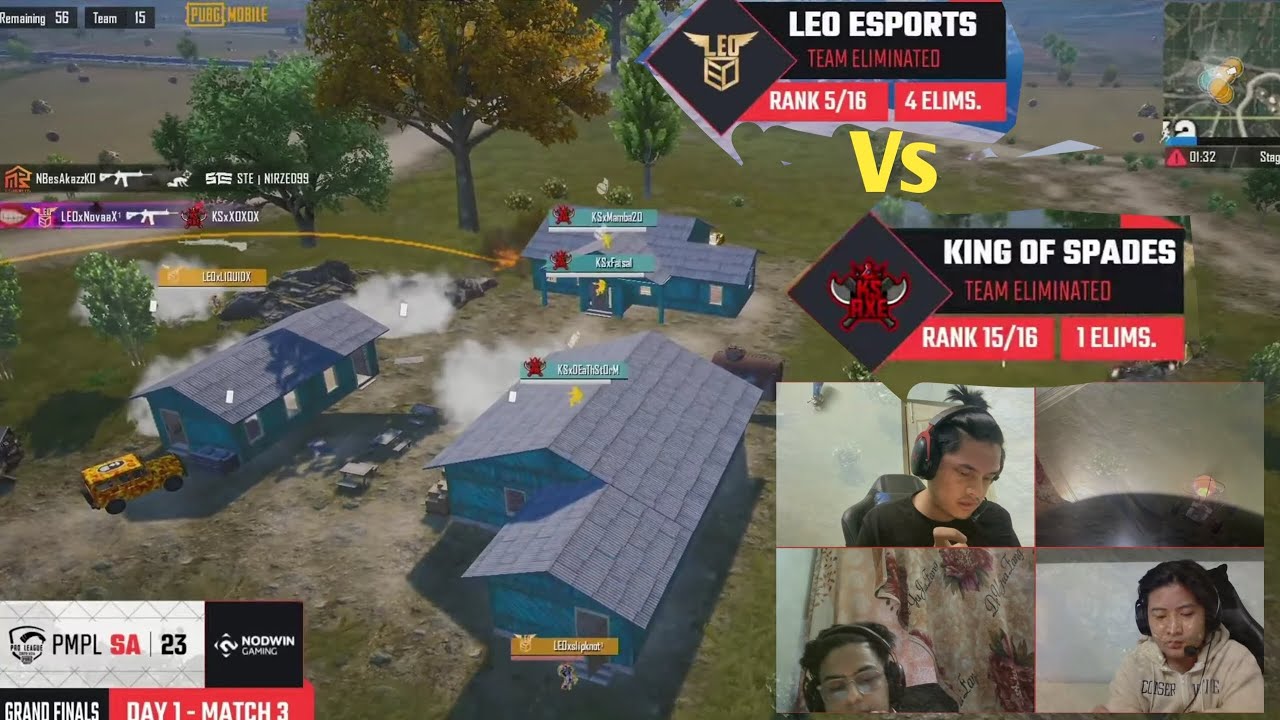 Leo Vs Ks 🔥 enemy forever ♾️ PMPL SA fall Grand final Day 1 - 2023 🏆