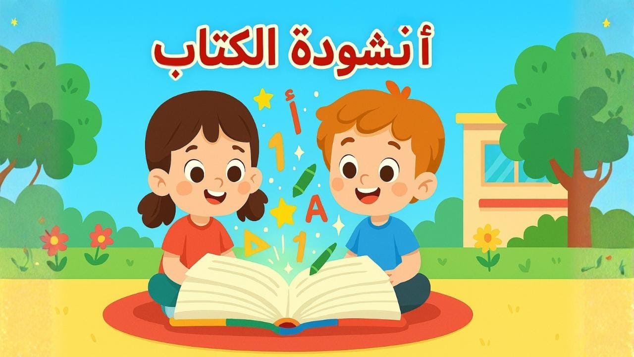 أنشودة الكتاب للسنة الرابعة إبتدائي في الجزائر مكررة وملحنة للحفظ