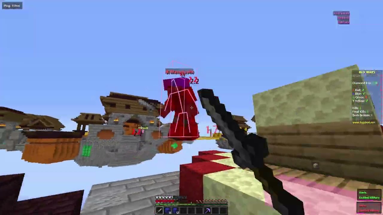 First time playing closet on Hypixel.
