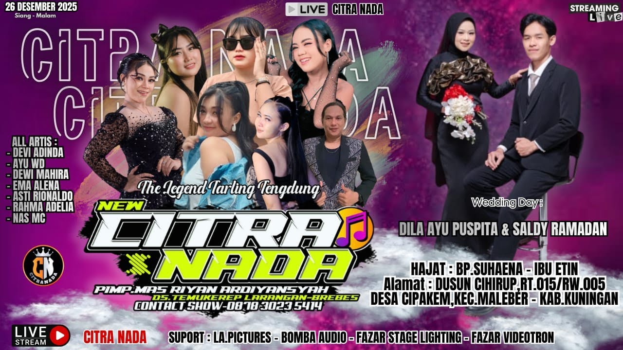 CITRA NADA LIVE DUSUN CIHIRUP - DESA CIPAKEM // KEC.MALEBER - KUNINGAN // 26 DESEMBER 2025