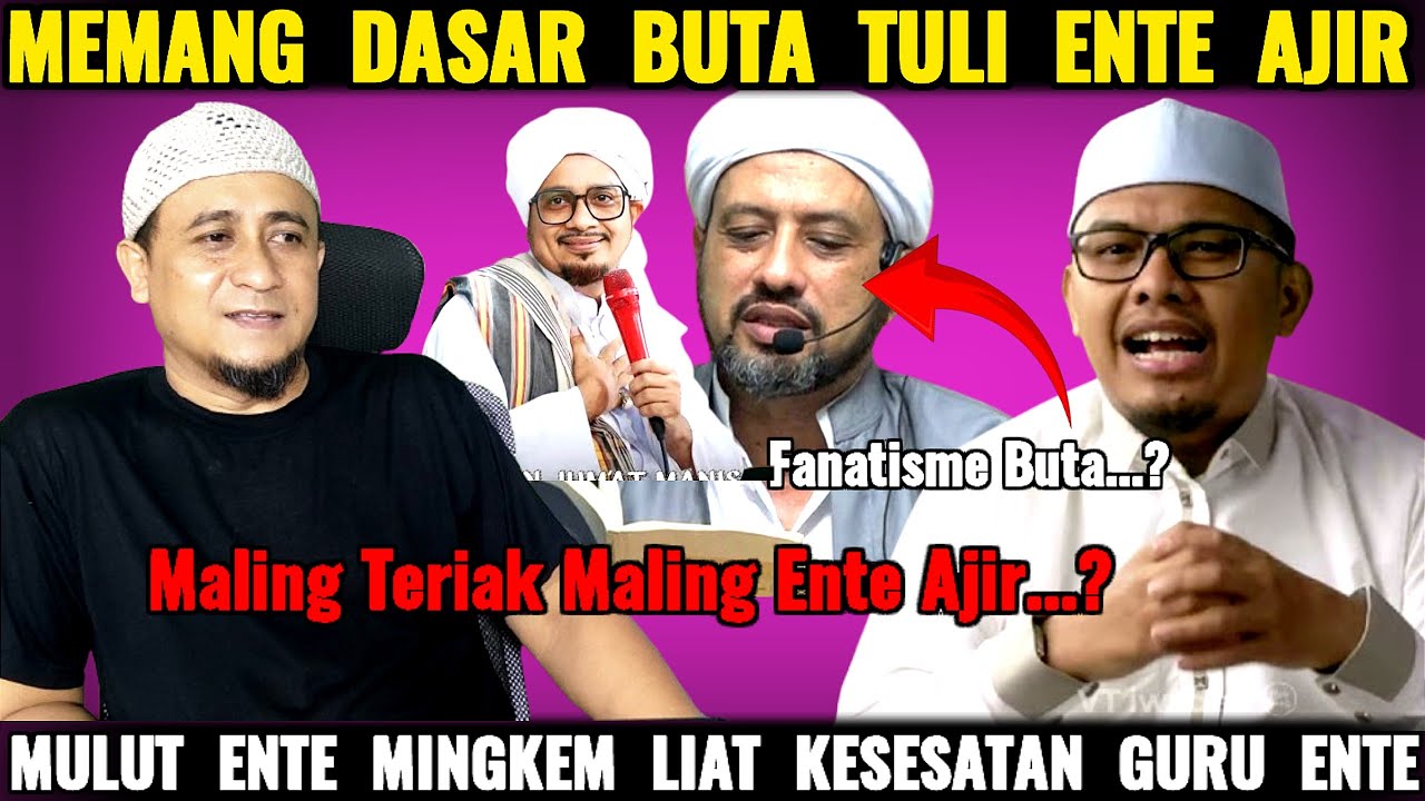 Buka Mata Buka Telinga Anda Mas Ajir...? Teriakan Anda Hanya Menampar Muka Anda Sendiri..?