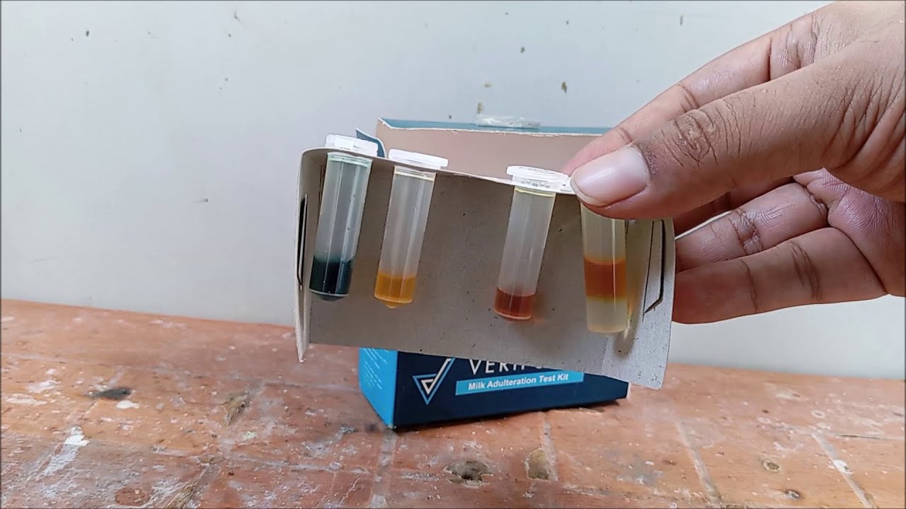 Milk adulteration test kit