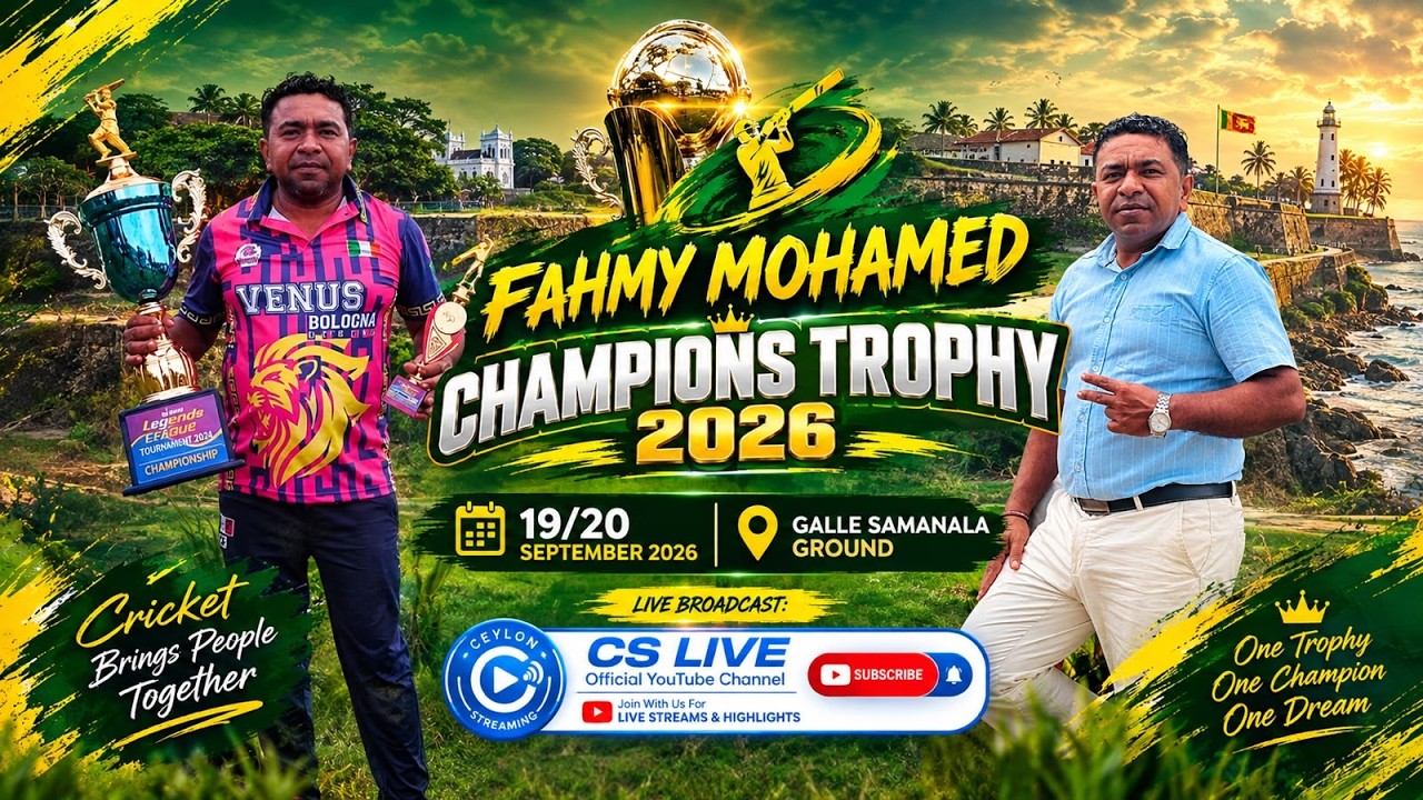 FAHMY MOHAMED CHAMPIONS TROPHY 2026