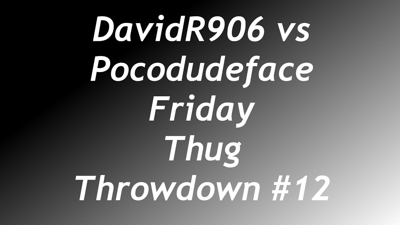 DavidR906 (Marth) vs Pocodudeface (Dr. Mario) - SSBM - Friday Thug Throwdown #12 RR