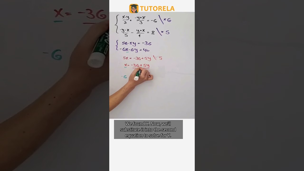 Solve Fractional Systems: Find x and y Solutions! #Math #SystemOfLinearEquations #AlgebraicSolution