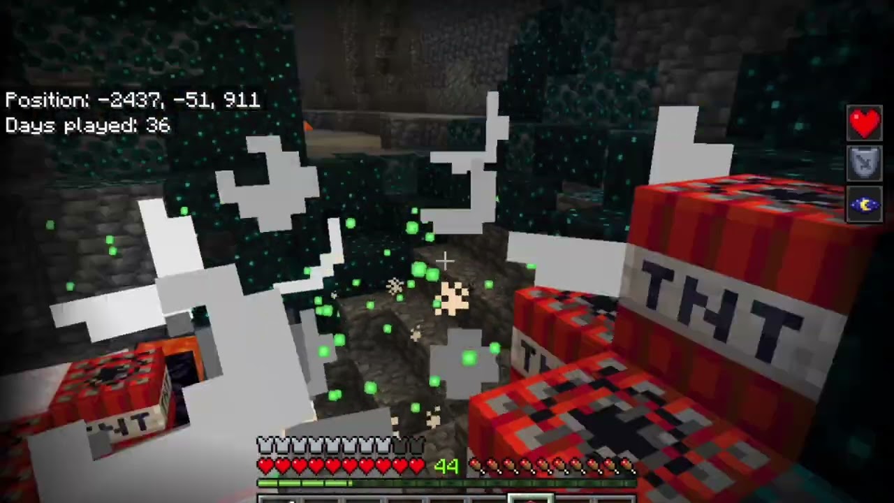 Destroying an Ancient City in Minecraft Education