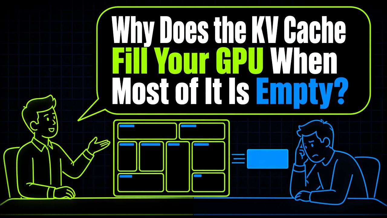 Почему KV-кэш заполняет вашу GPU, даже если она почти пуста? | Вопрос для собеседования по AI
