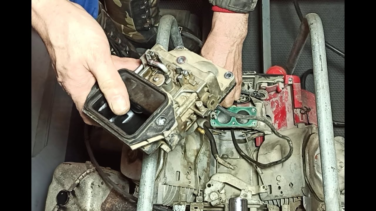 Карбюратор Honda GX670, GX620, GX630, Lifan. Снятие, чистка, установка.