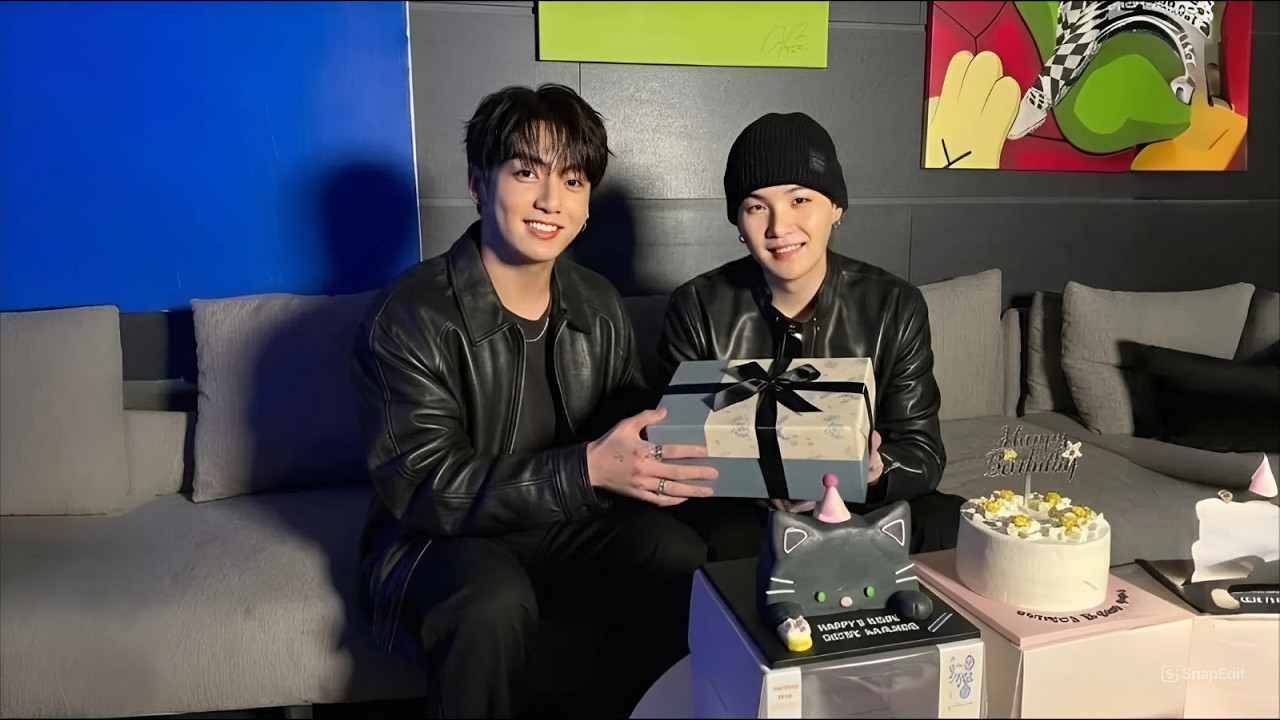 Миллионы фанатов в шоке! Шуга плачет, когда Чонгук из BTS приезжает к нему в день рождения!