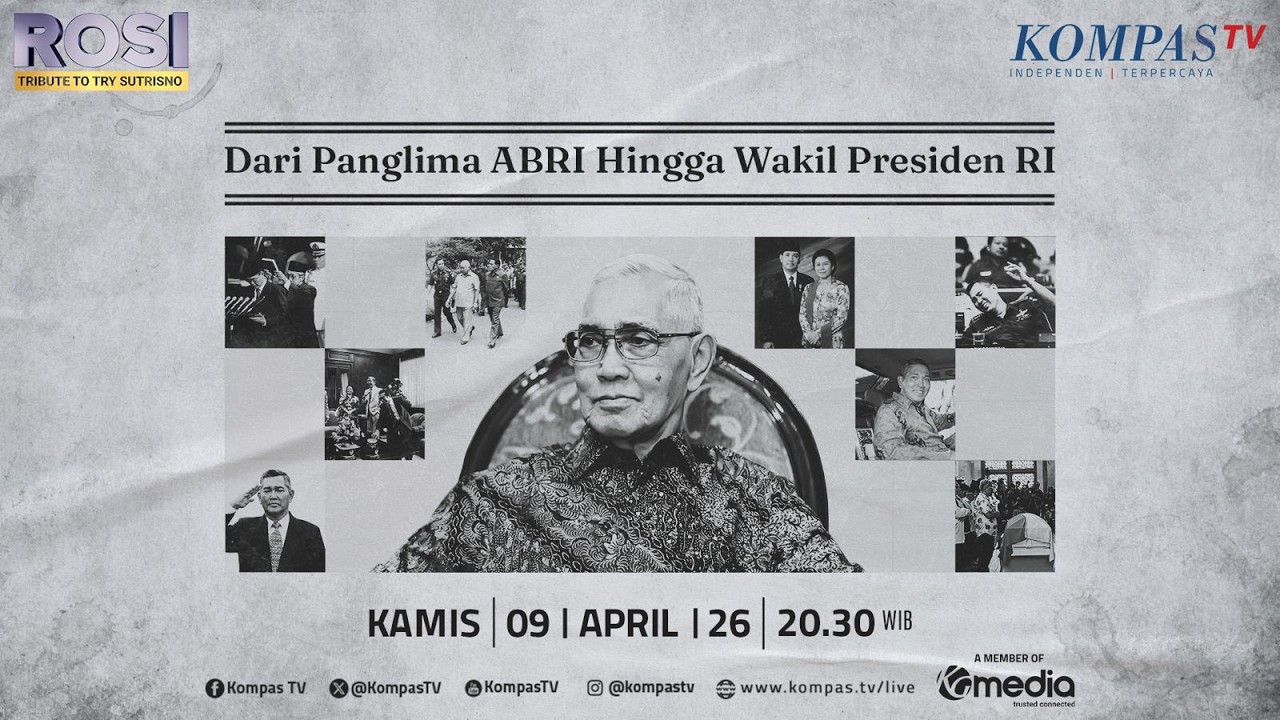 LIVE - Tribute to Try Sutrisno: Dari Panglima ABRI hingga Wakil Presiden RI | ROSI